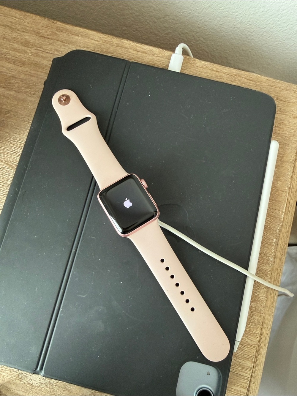 Apple Watch 2 GPS 38mm Rose Gold Aluminum Case with Pink Sand Sport Band